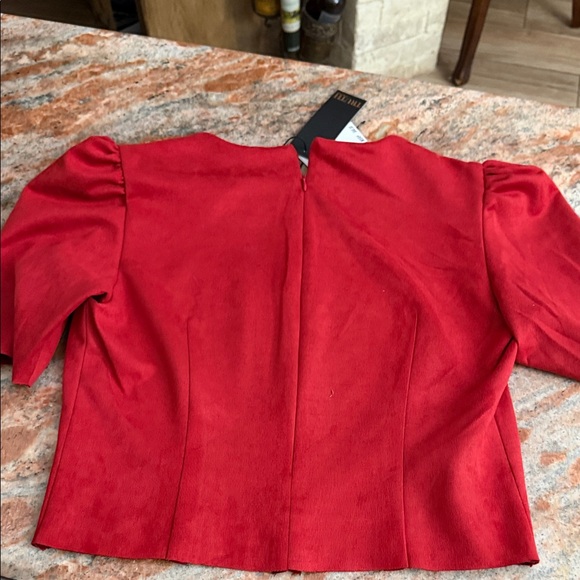 Truth Women's Bold Red Blouse - Picture 2 of 3